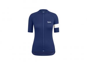 Ľahký dámsky cyklistický dres Rapha Core Navy