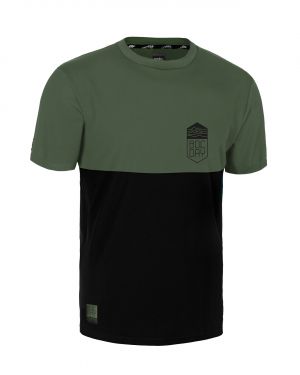 Jersey Short Sleeve Double V2, Black/Green