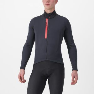 Castelli pánsky dres Entrata Thermal Light Black/Red